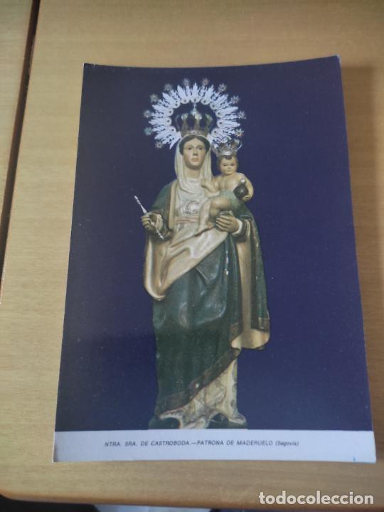 Postales: MADERUELO SEGOVIA VIRGEN CASTROBODA ED ARTFI ESTAMPA TAMA&Ntilde;O POSTAL A&Ntilde;OS 80
