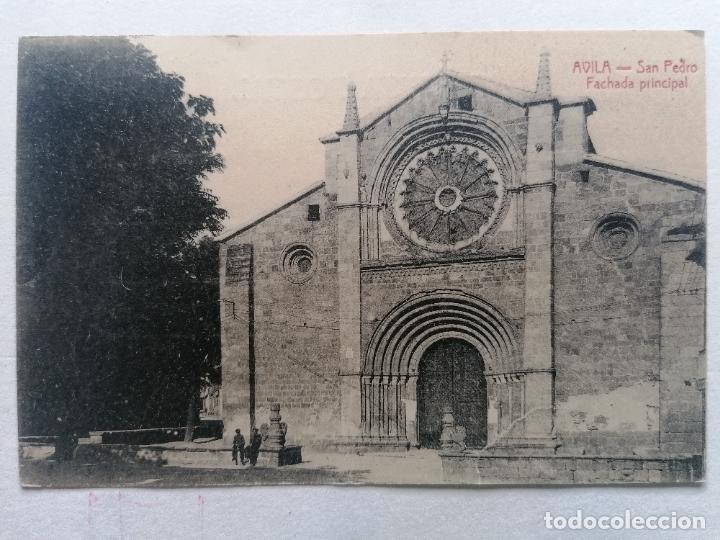 Postales: POSTAL AVILA, - SAN PEDRO, FACHADA PRINCIPAL, SIN CIRCULAR
