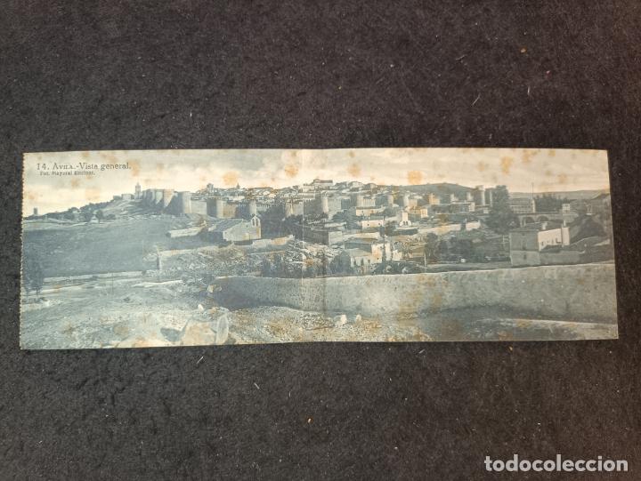 Postales: AVILA-VISTA GENERAL-POSTAL DOBLE ANTIGUA-FOTO MAYORAL ENCINAR-(92.625)