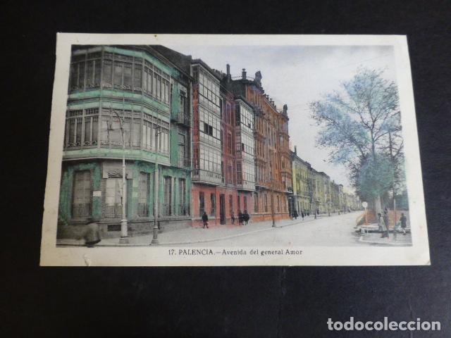Postales: PALENCIA AVENIDA DEL GENERAL AMOR - Foto 1