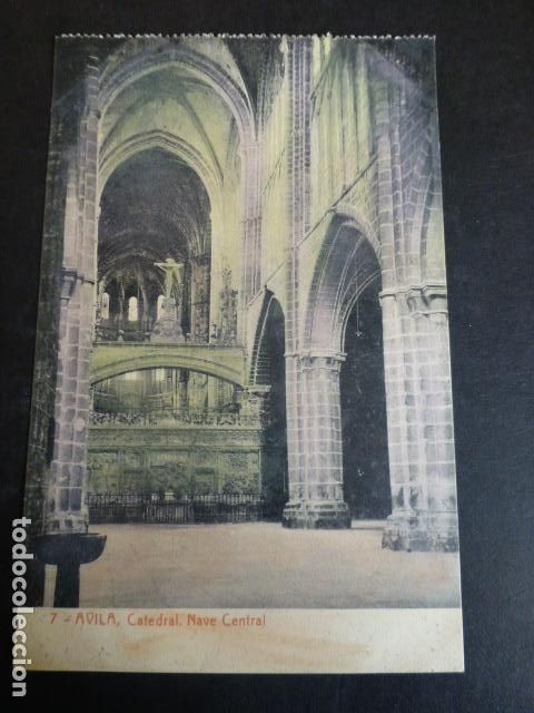 Postales: AVILA CATEDRAL NAVE CENTRAL - Foto 1