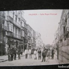 Postales: PALENCIA-CALLE MAYOR PRINCIPAL-FOTPIA CASTAÑEIRA-ED ALBUNDIO-POSTAL ANTIGUA-(93.442). Lote 340195868