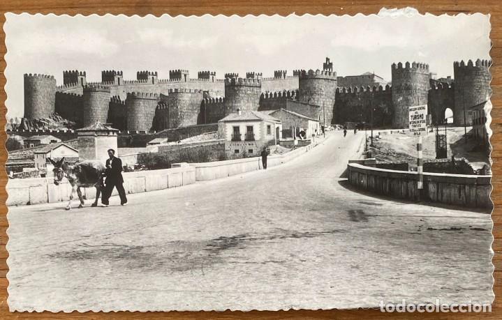 Postales: FOTO POSTAL DE Avila. n&ordm; 210. Puente Adaja. Ed Aisa. No Circulada. Escrita.