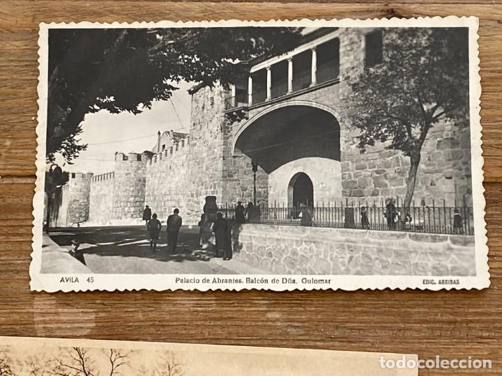 Postales: FOTO POSTAL DE AVILA, N. 45, PALACIO DE ABRANTES, BALCON DE DO&Ntilde;A GUIOMAR, ED. ARRIBAS, NO CIRCULADA.