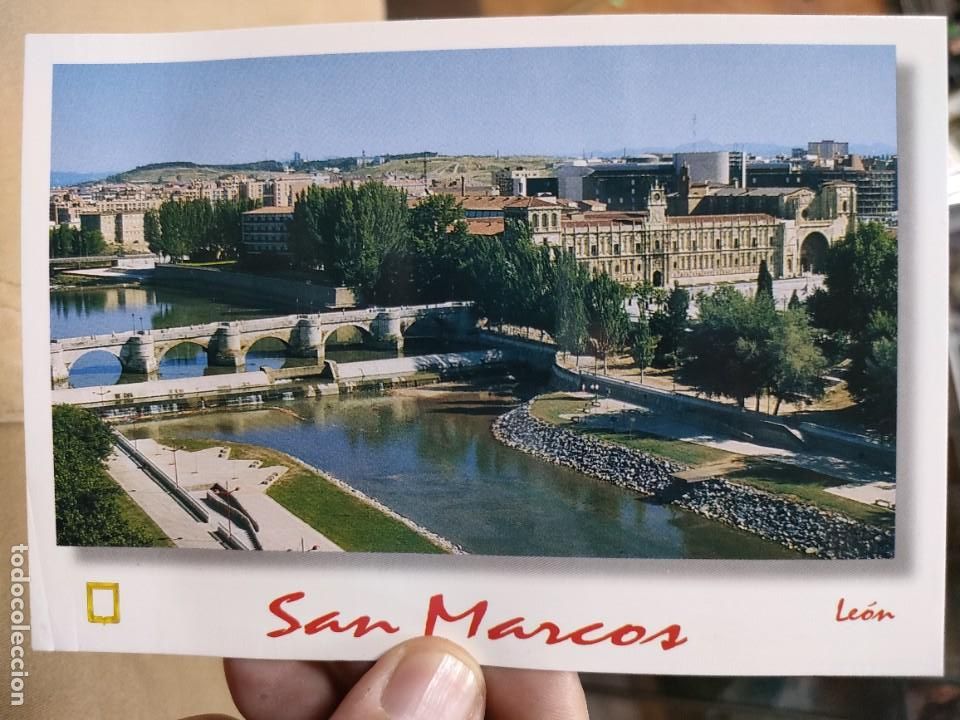 Postales: Postal San Marcos LEON Panor&aacute;mica N SM 4 EDICIONES REYERO Escudo de Oro S/C