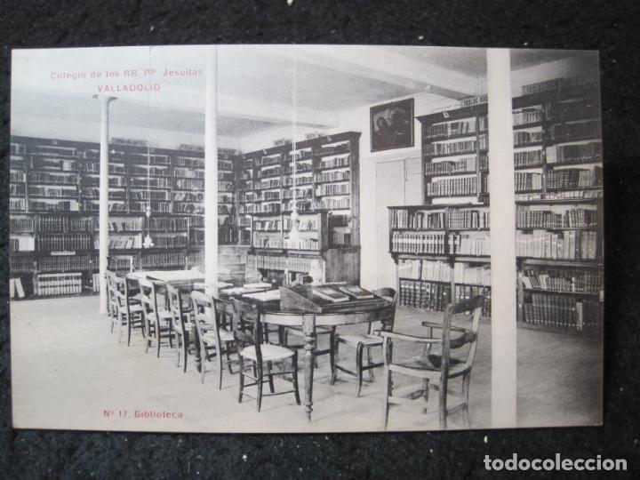 Postkarten: VALLADOLID-COLEGIO DE LOS JESUITAS-BIBLIOTECA-POSTAL ANTIGUA-(94.280)