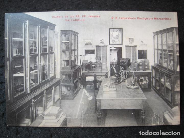 Cartoline: VALLADOLID-COLEGIO DE LOS JESUITAS-LABORATORIO BIOLOGICO Y MICROGRAFICO-POSTAL ANTIGUA-(94.288)