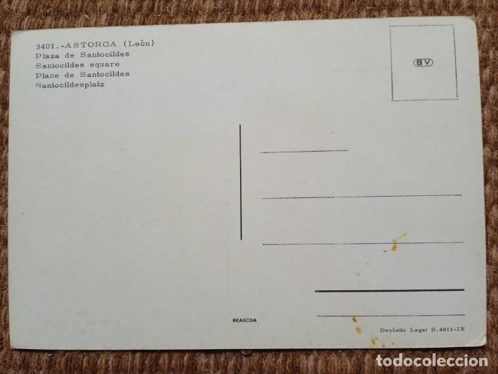 Postales: ASTORGA - LEON - BEASCOA - Foto 2