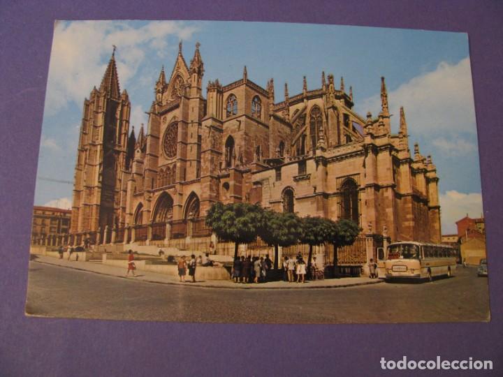 Postales: POSTAL DE LEON. LA CATEDRAL. GARCIA GARRABELLA.