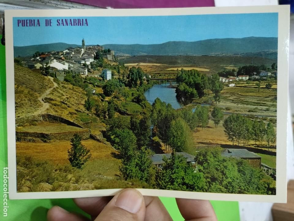 Postales: Postal PUEBLA DE SANABRIA Vista General N 212 PARIS 1990 Escrita