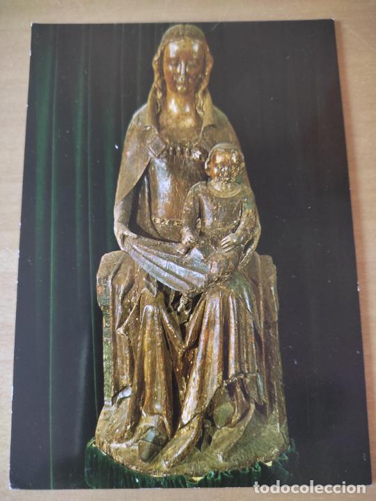 Postales: VIRGEN CAMINO SANTUARIO ED ESCUDO ORO SC N&ordm; 31 LEON VIRGEN NEGRA CAPILLA