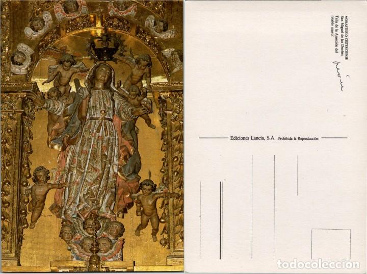 Postales: San Miguel de las Due&ntilde;as (Le&oacute;n) - Talla de la Asunci&oacute;n del retablo mayor - 150x105mm. aprox.