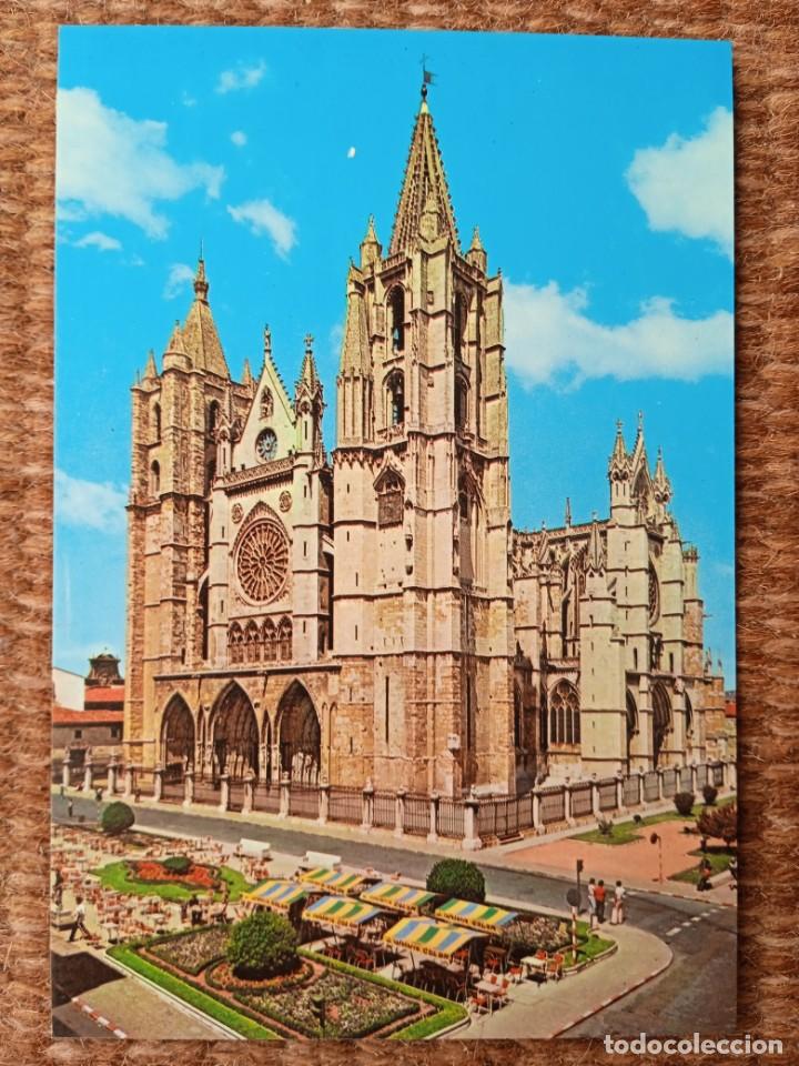 Postales: LEON - CATEDRAL - GARCIA GARRABELLA