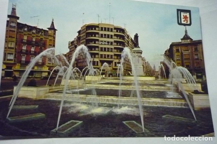 Postales: postal leon - fuente guzman bueno -detalle