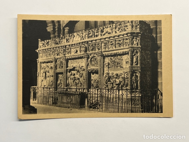 Postales: AVILA Postal antigua. Catedral. Trascoro Siglo XVI. Sin identificar editor (h.1930?) S/C