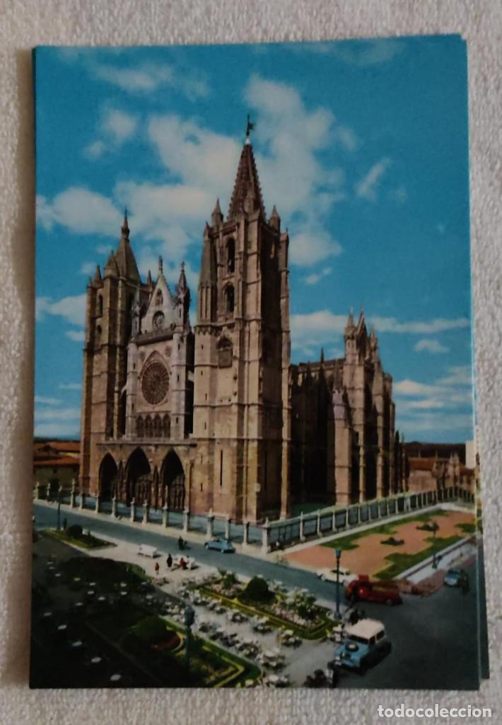 Postales: Postal, Le&oacute;n, Catedral. - Foto 1