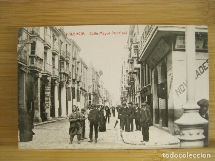 Postales: PALENCIA-CALLE MAYOR PRINCIPAL-ED CASTA&Ntilde;EIRA Y ALVAREZ-POSTAL ANTIGUA-(96.962)