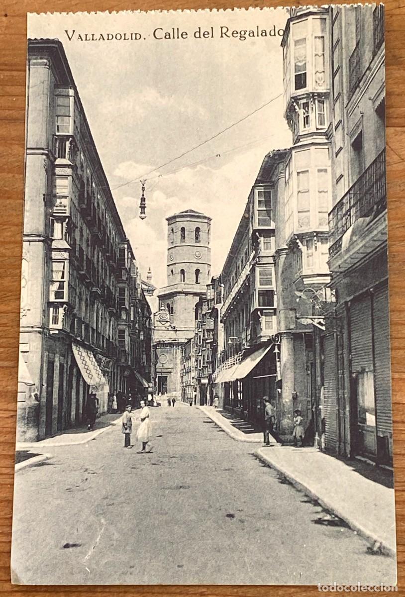 Postkarten: POSTAL DE VALLADOLID. CALLE DE REGALADO. SIN CIRCULAR. ED. GRAFOS.