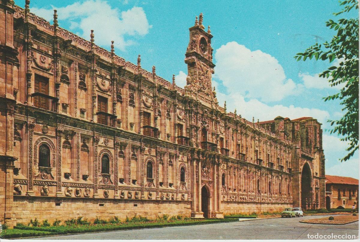 Postales: (54) LEON. SAN MARCOS. FACHADA PRINCIPAL