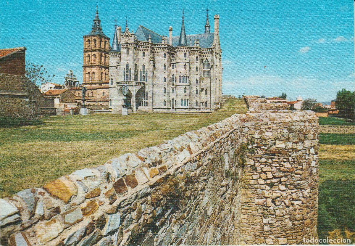 Postales: (2011) ASTORGA. PALACIO EPISCOPAL Y MURALLAS - Foto 1
