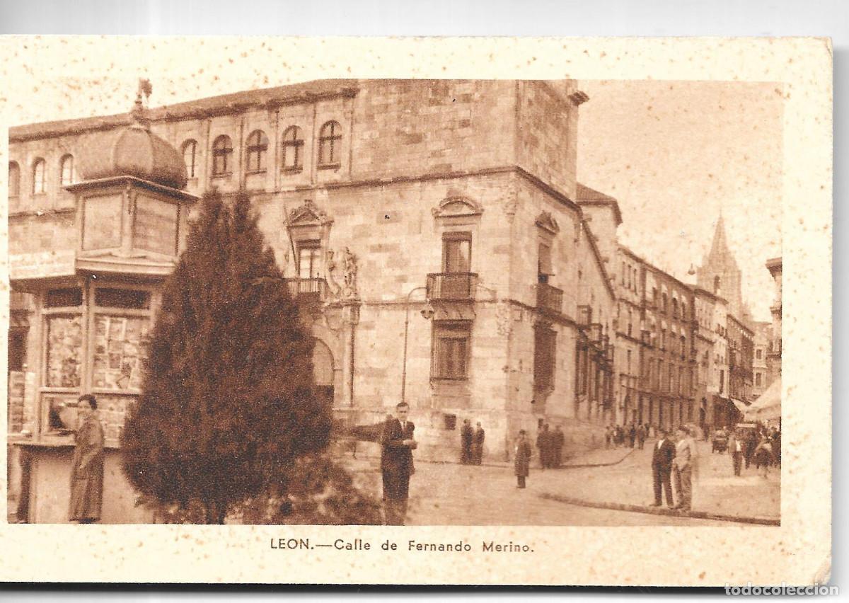 Postales: Postal Le&oacute;n a&ntilde;os 1940 - Foto 1