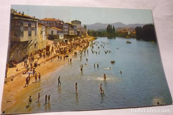 Postales: postal miranda de ebro.-playa rio ebro - Foto 1