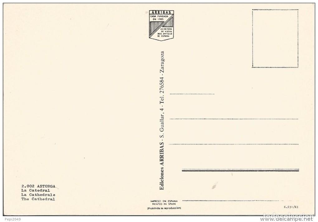 Postales: *** D190 - POSTAL - ASTORGA - LA CATEDRAL - Foto 2