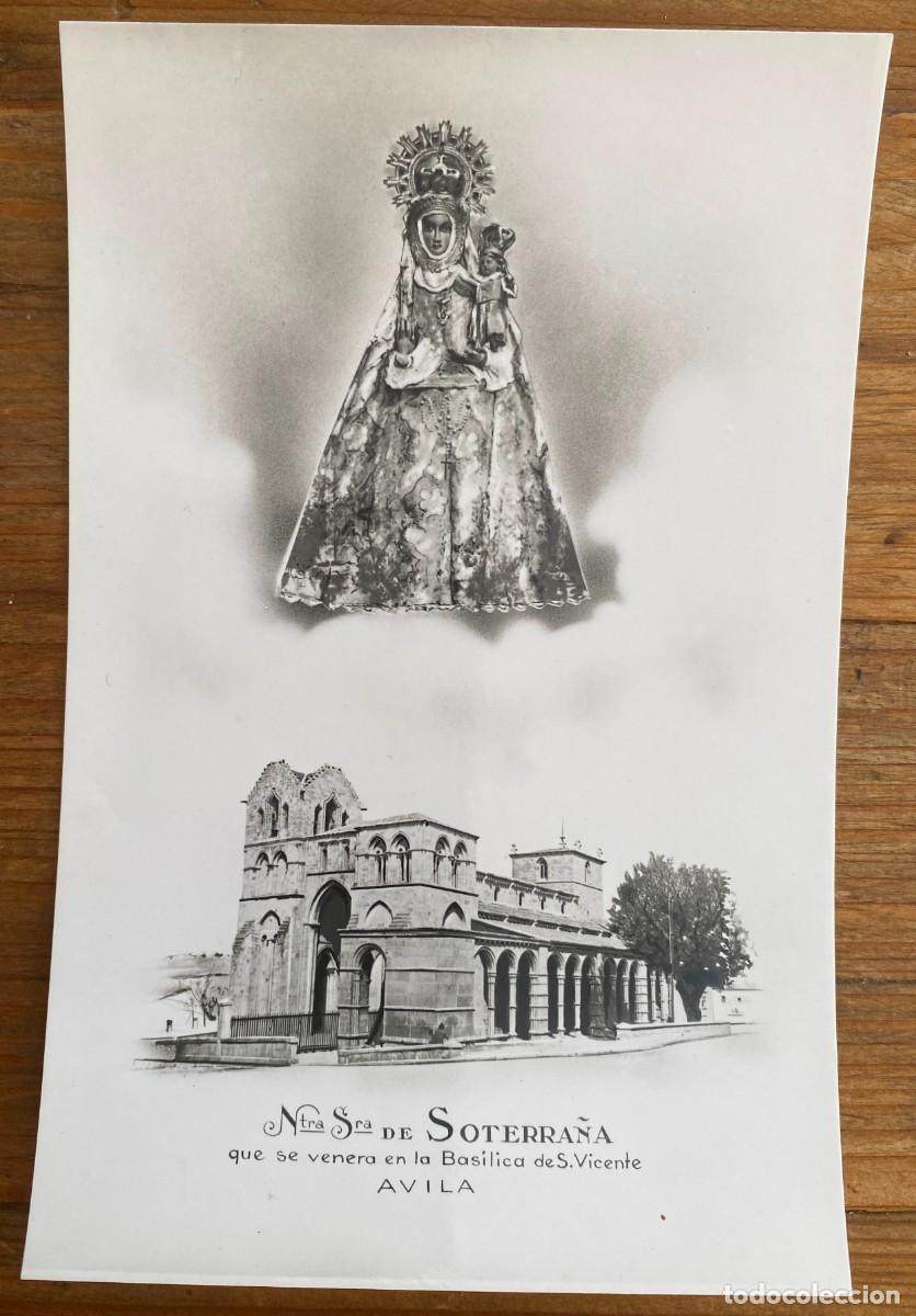 Postales: FOTO POSTAL DE AVILA, NUESTRA SE&Ntilde;ORA DE SOTERRA&Ntilde;A, NO CIRCULADA.