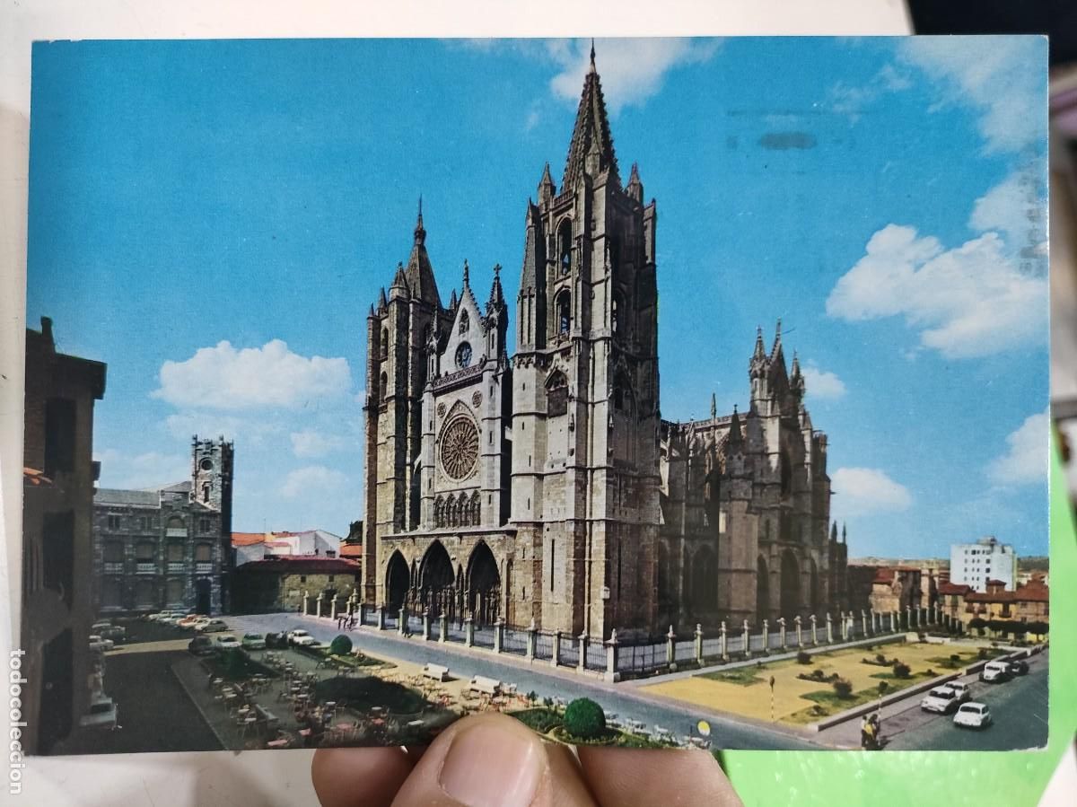 Postales: Postal LEON Catedral G&oacute;tico siglo XIII N 31 HIJOS DE F. ALONSO 1972 Escrita