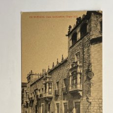 Postales: BURGOS POSTAL NO.159, CASA DEL CORDON (SIGLO XV) FOTOTIPIA THOMAS (H.1910?) S/C. Lote 379340199
