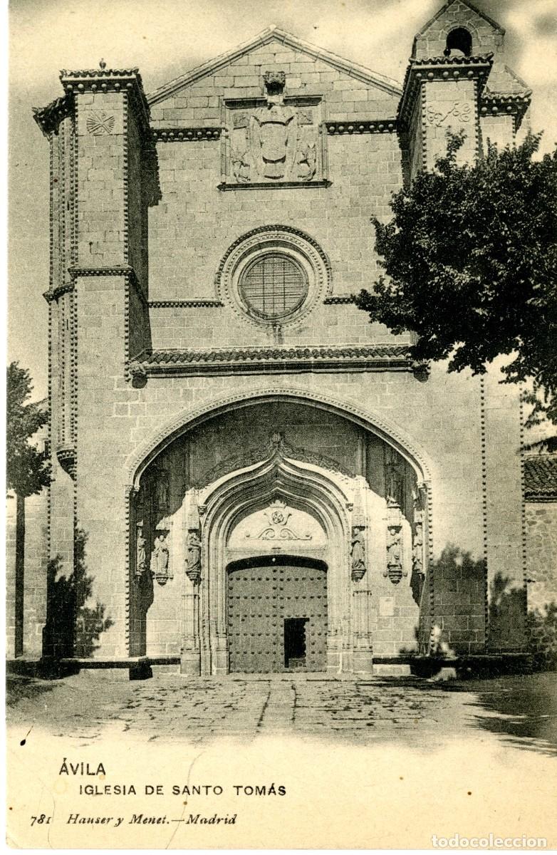Postales: &Aacute;vila. Iglesia de santo Tom&aacute;s - Foto 1
