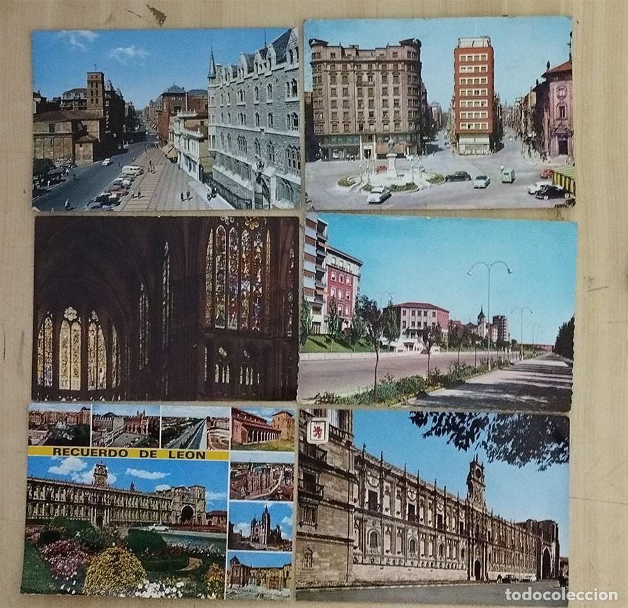 Postales: LEON LOTE DE 6 POSTALES 1 SIN CIRCULAR - Foto 1