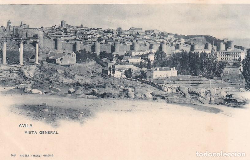 Postales: 149 Hauser y Menet. Vista general. Reverso sin dividir. Sin circular.