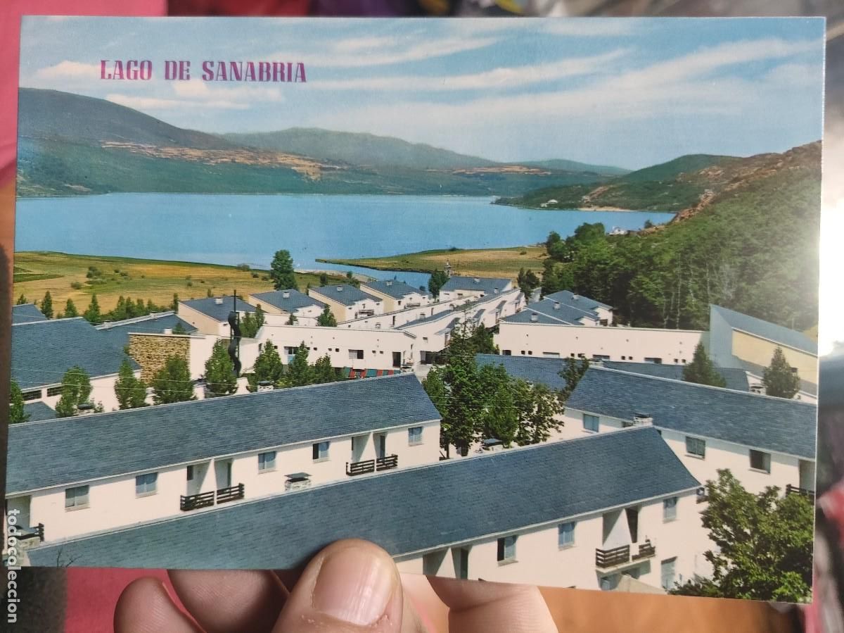 Postales: Postal LAGO DE SANABRIA Ribadelago de Franco N 210 PARIS S/C