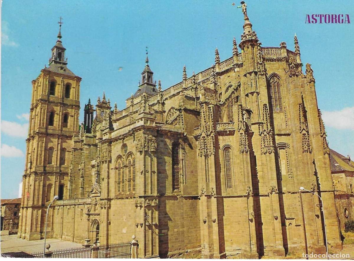 Postales: :::: C171 - POSTAL - ASTORGA - CATEDRAL - Foto 1