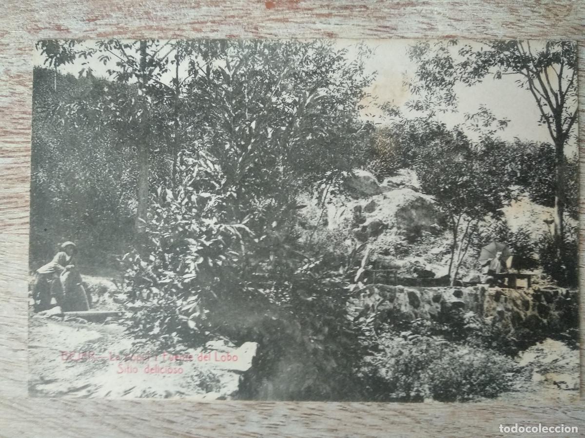 Cartoline: BEJAR SALAMANCA. FUENTE DEL LOBO SITIO DELICIOSO FOT. CASTA&Ntilde;EIRA , ALVAREZ Y LEVENFEID ED. R. ARIAS.
