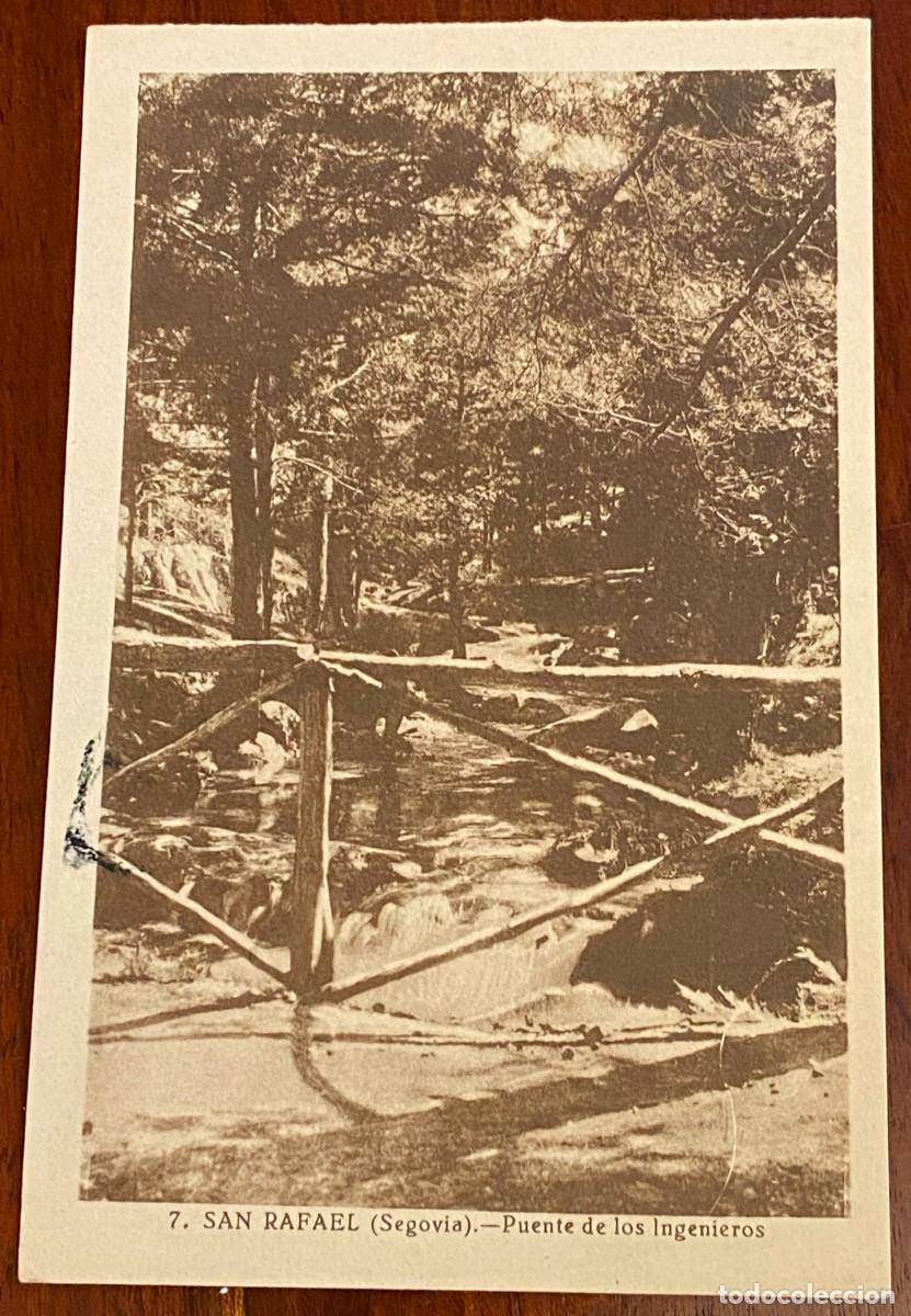Cartoline: POSTAL DE SAN RAFAEL, PUENTE DE LOS INGENIEROS, N.7, ED. SAN QUINTIN IGLESIAS, NO CIRCULADA.