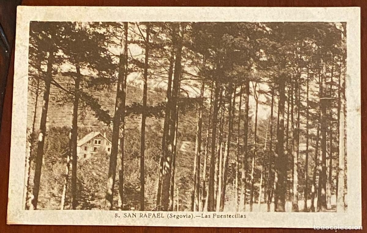 Cartoline: POSTAL DE SAN RAFAEL, LAS FUENTECILLAS, N.8, ED. SAN QUINTIN IGLESIAS, NO CIRCULADA.