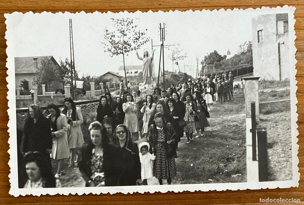 Postales: FOTO POSTAL DE PROCESION DE VIRGEN, POSIBLEMENTE EN LAGUNILLA (SALAMANCA), NO CIRCULADA.