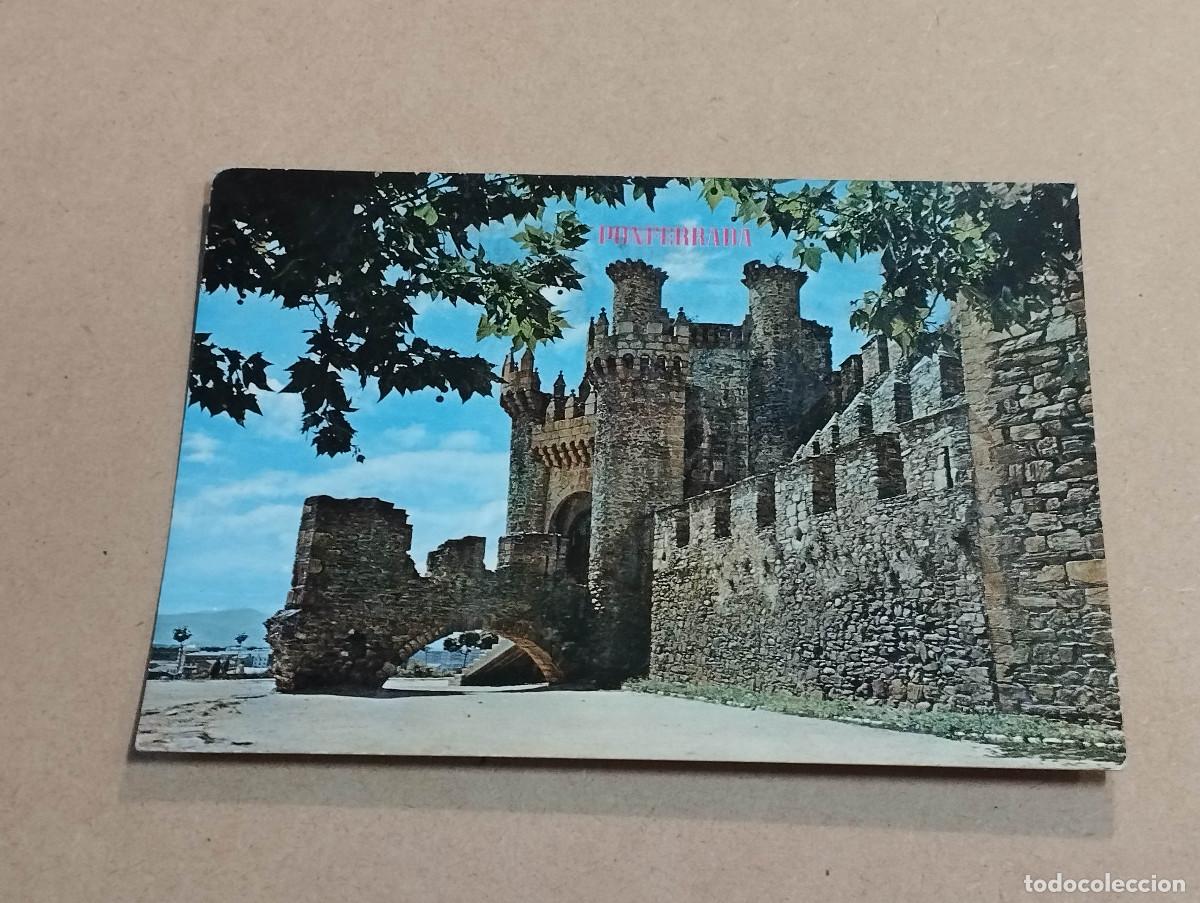 Postales: LE&Oacute;N - POSTAL PONFERRADA - CASTILLO DE LOS TEMPLARIOS - Foto 1