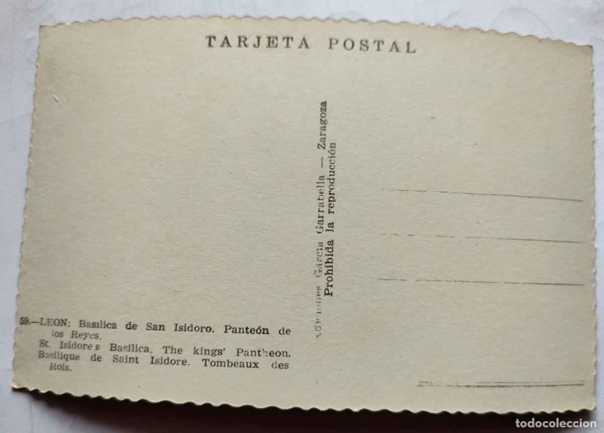 Postales: LEON BASILICA DE SAN ISIDORO - Foto 2