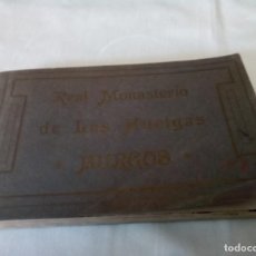 Postales: BURGOS MONASTERIO DE LAS HUELGAS LIBRITO CON 42 POSTALES ANTIGUAS , BLANCO Y NEGRO, MUY DIFICL ASI. Lote 393375594
