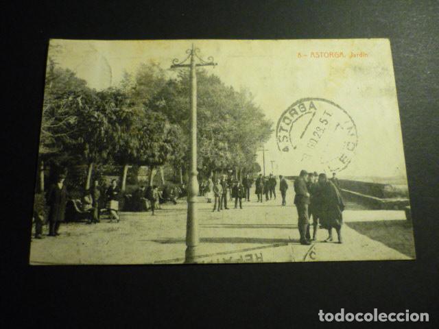 Postales: ASTORGA LEON JARDIN - Foto 1