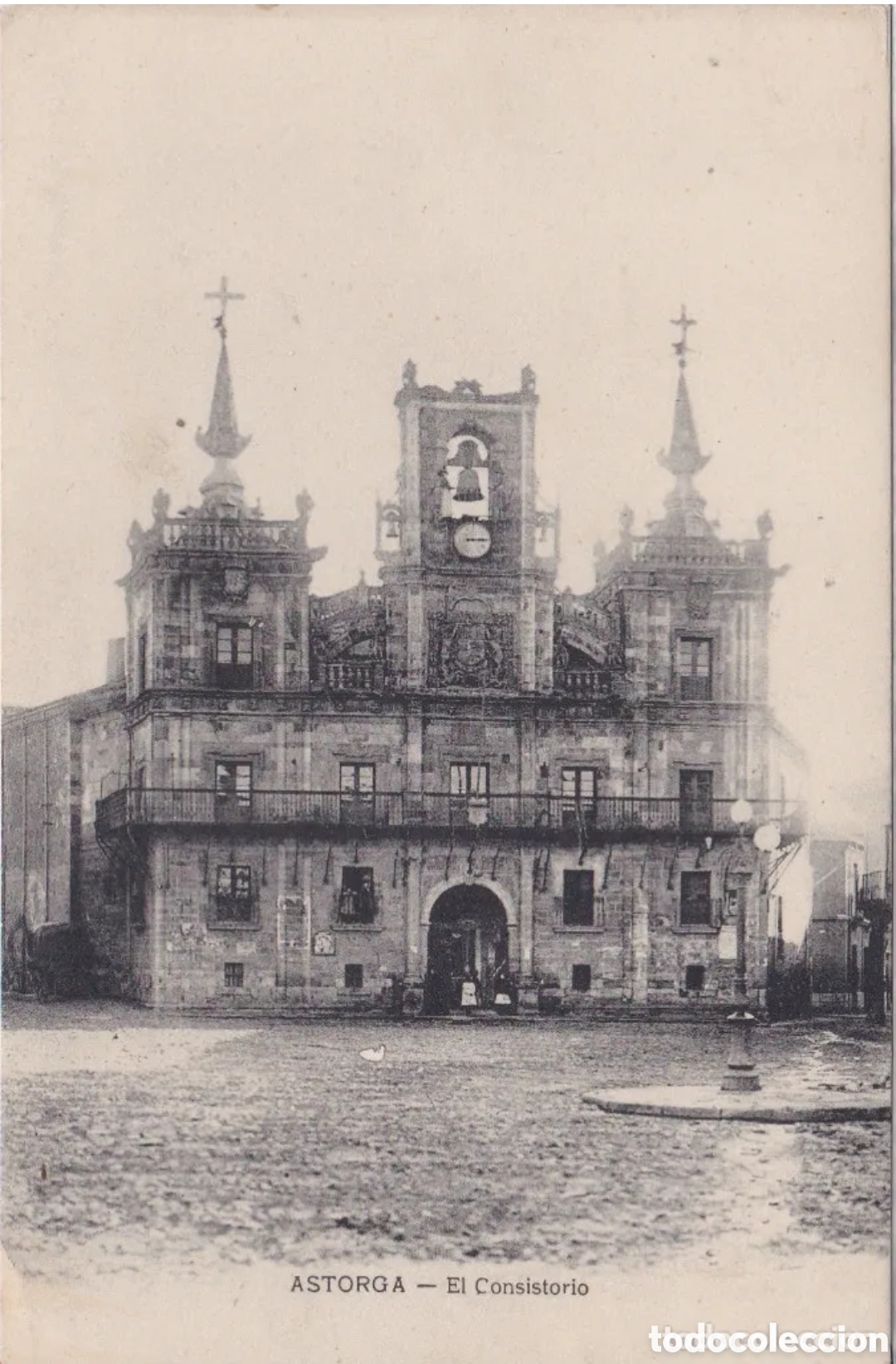 Postales: ASTORGA (LE&Oacute;N) - EL CONSISTORIO - Foto 1