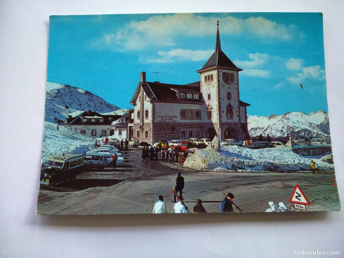 Postales: POSTAL -- PUERTO PAJARES -- PARADOR -- ESCRITA --