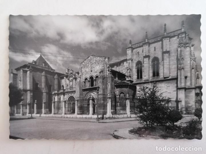 Postales: POSTAL LEON, BASILICA DE SAN ISIDORO, FACHADA PRINCIPAL, N&ordm; 61, A&Ntilde;OS 50