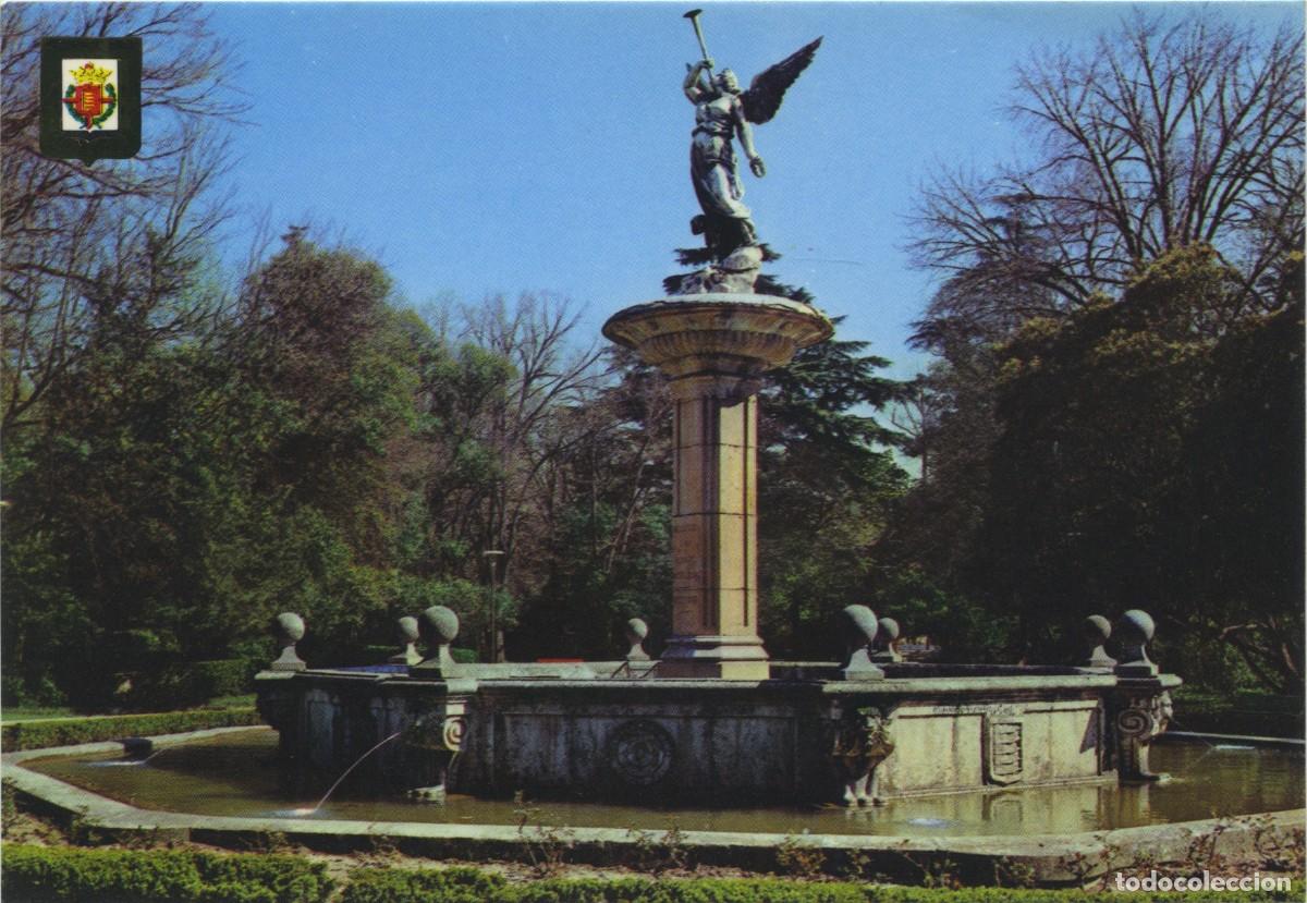 Postales: N&ordm; 143-VALLADOLID. Campo Grande. Fuente de la Fama. Escrita en 1986. ED. SUBIRATS CASANOVAS