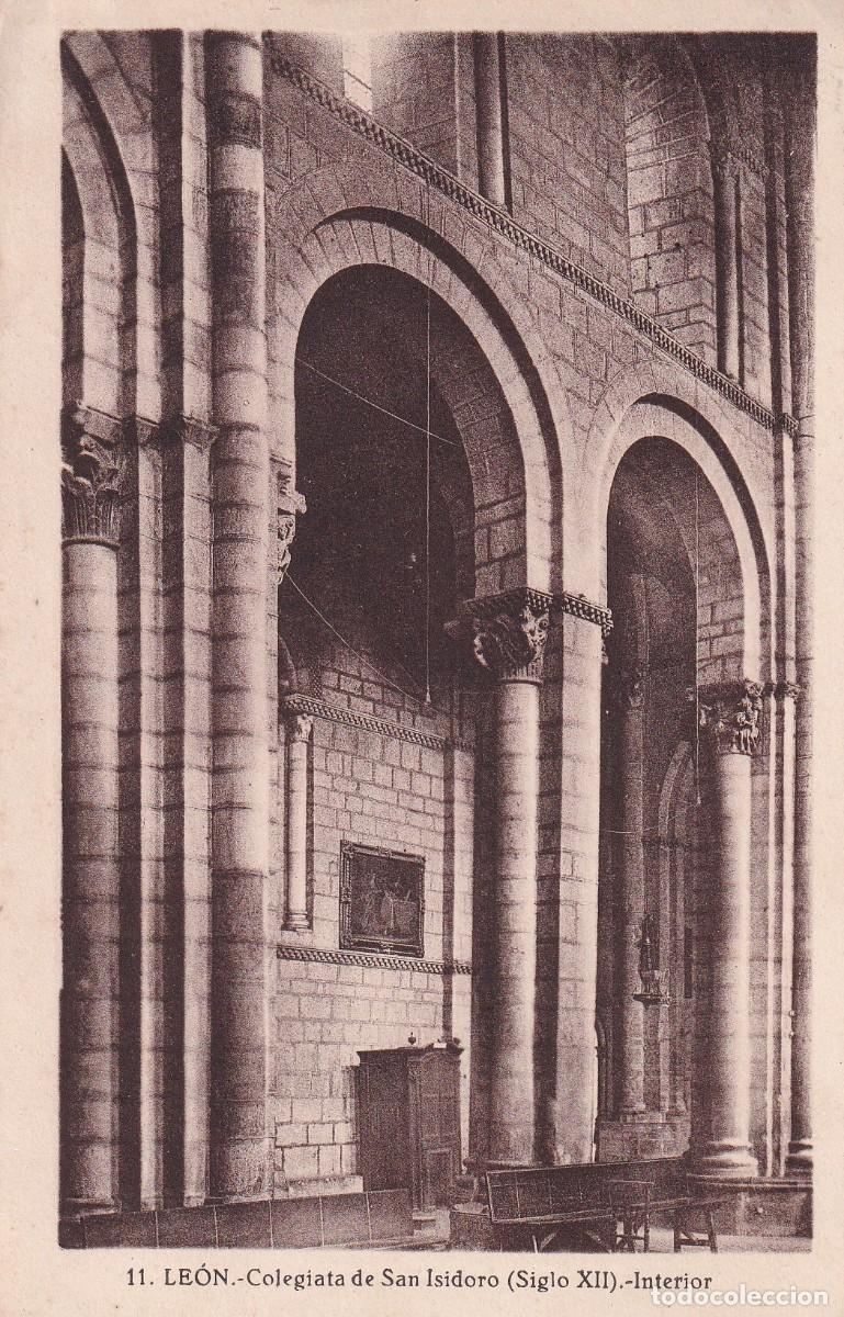 Postales: LE&Oacute;N - SAN ISIDORO. INTERIOR - Foto 1
