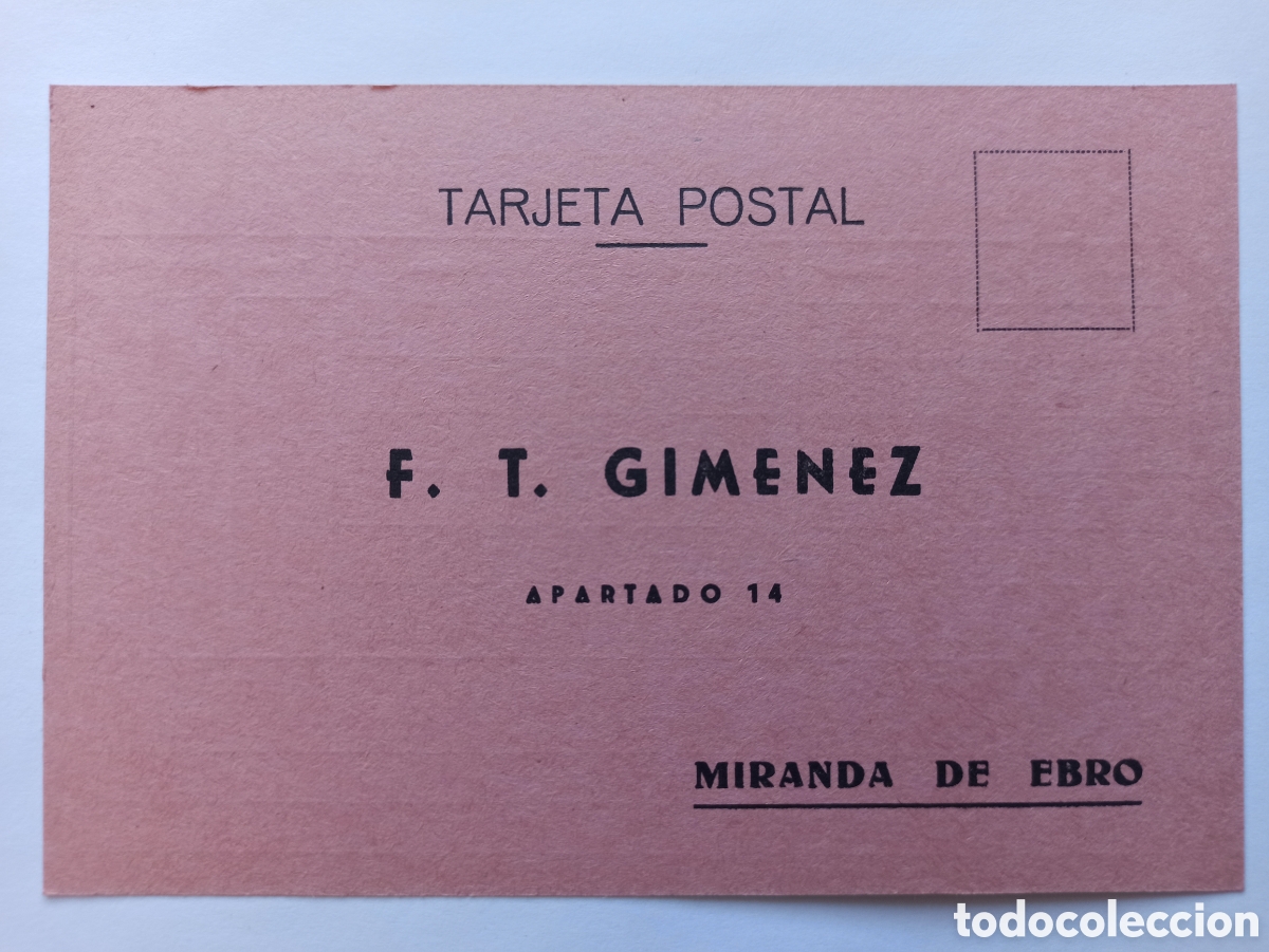 Postales: Postal Miranda de Ebro. - Foto 1