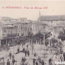 Postales: PEÑARANDA (SALAMANCA) PLAZA DE ALFONSO XIII - VIUDA DE MARTÍN SÁNCHEZ, LIBRERÍA Y PAPELERÍA